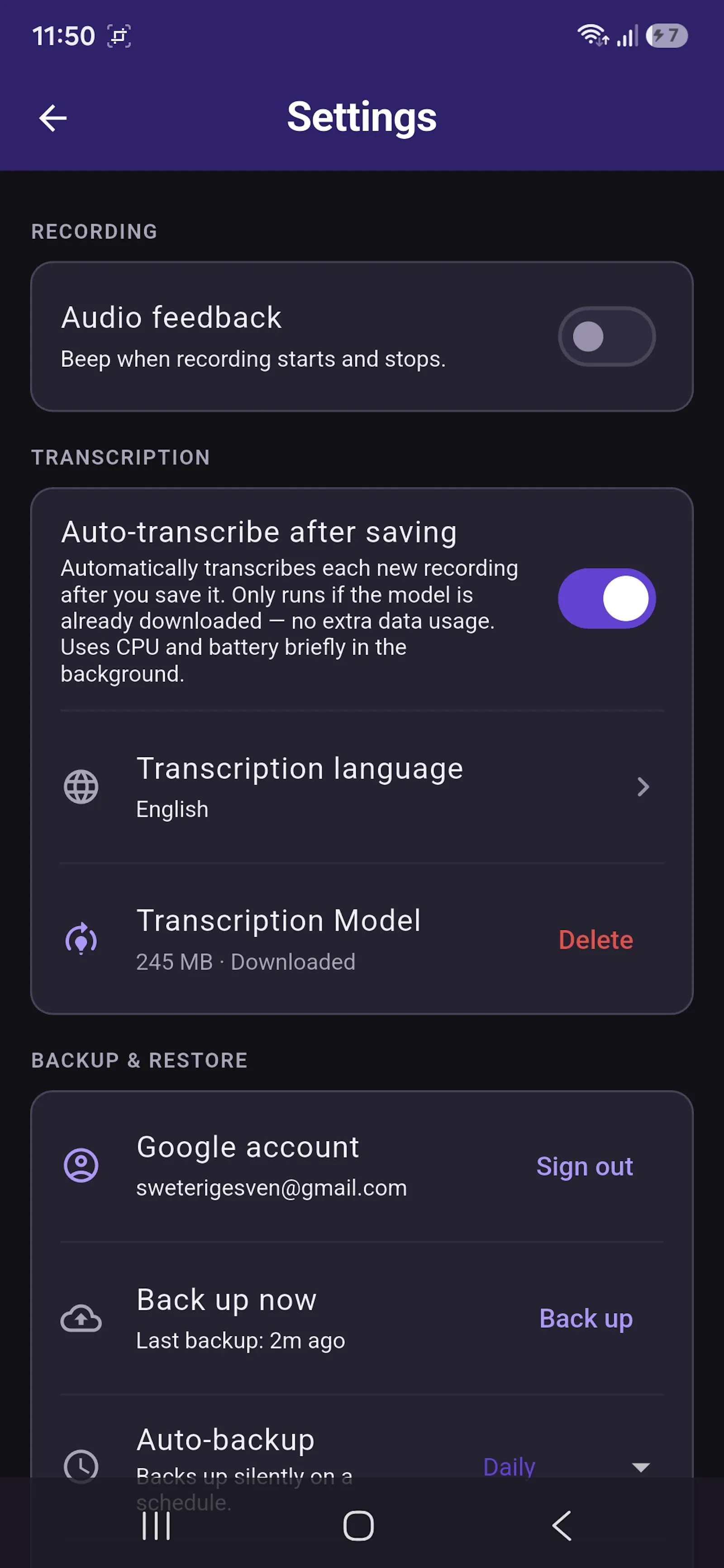 Voice Note Keeper - VNK screenshot 3