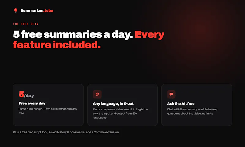 Summarizer.tube screenshot 5