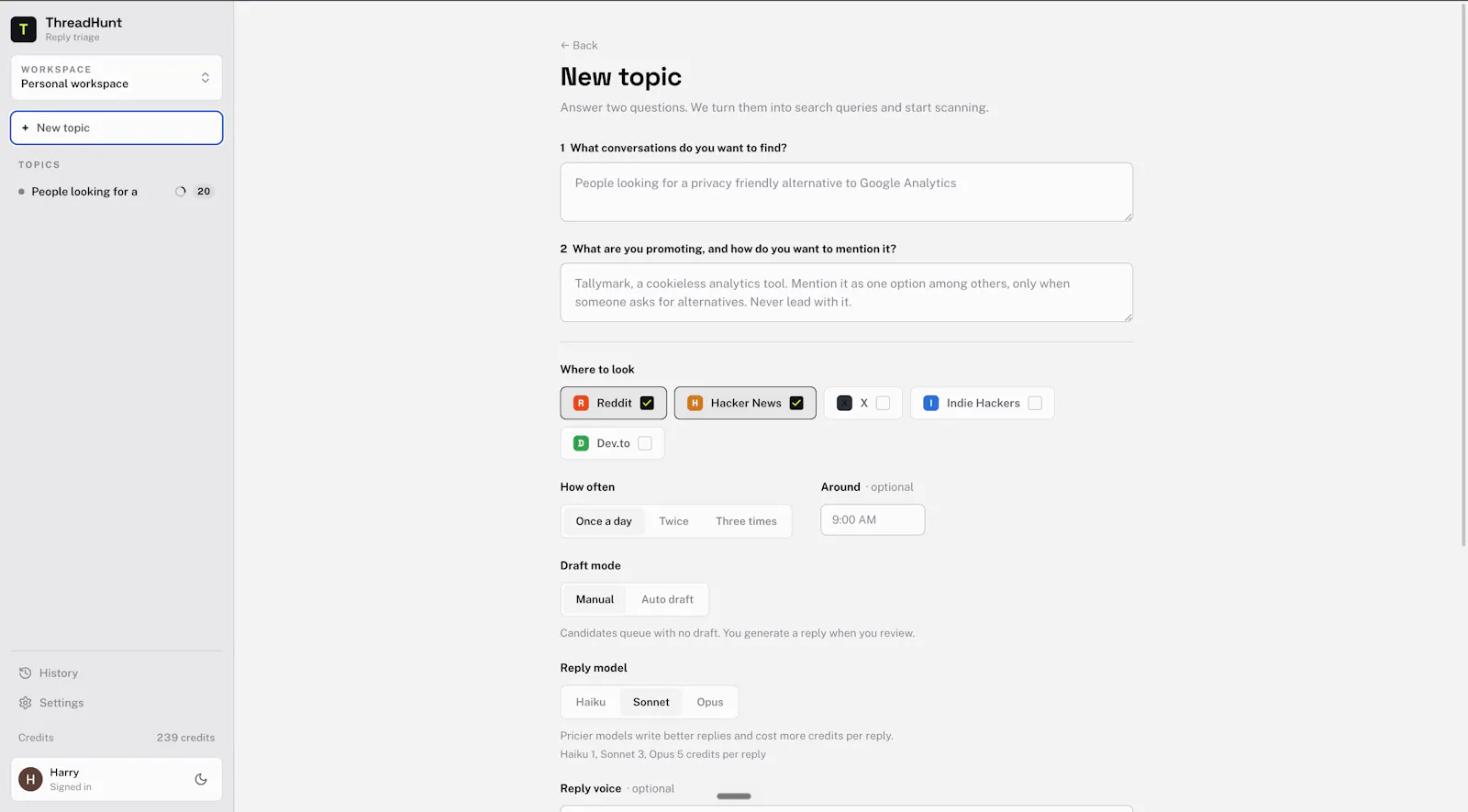 ThreadHunt screenshot 5