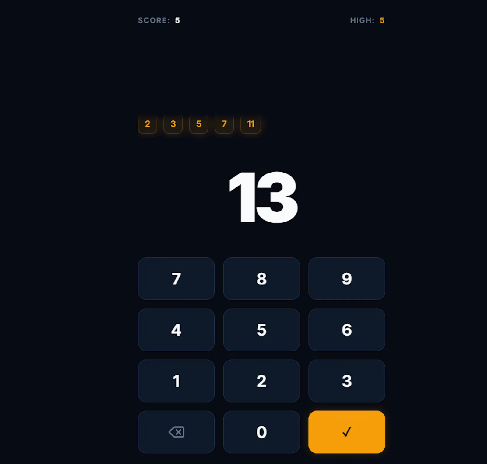 Prime Number Challenge screenshot 1