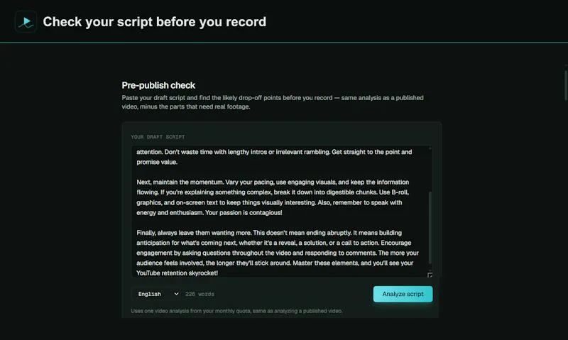 Retention Analyzer screenshot 7