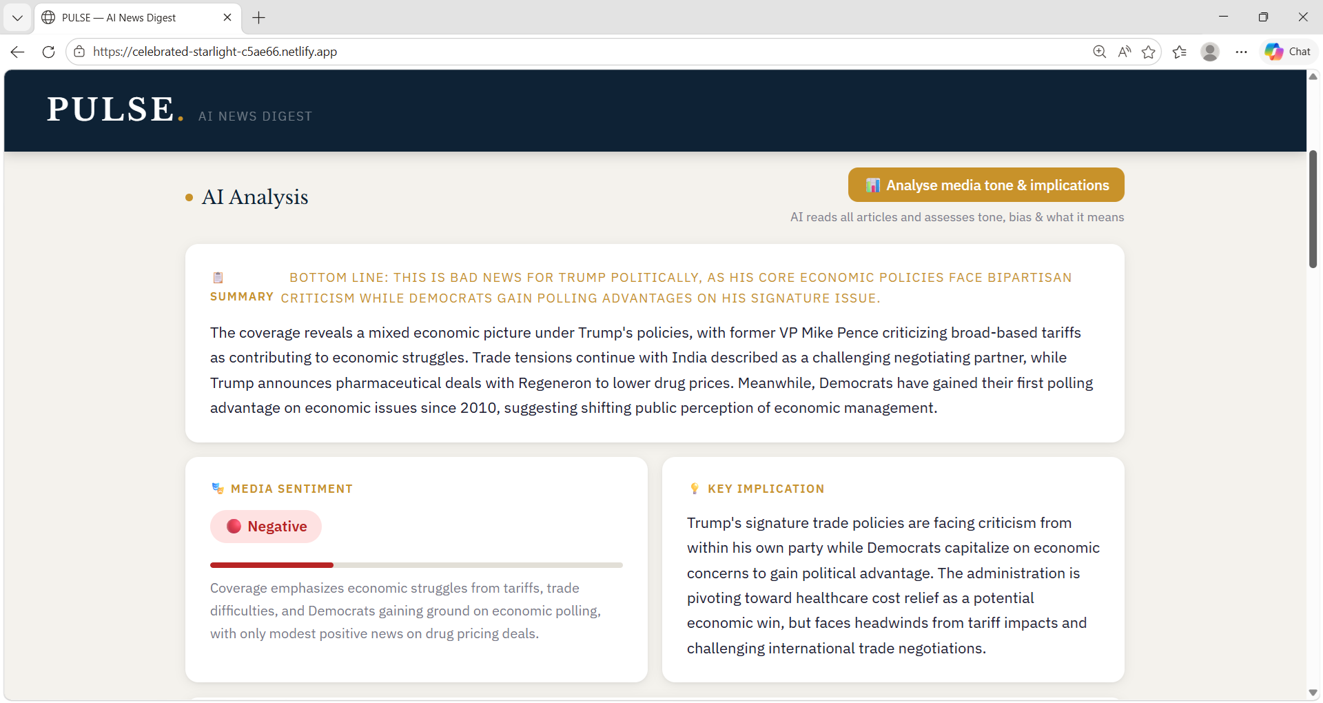 PULSE NEWS Intelligent Media Analysis gallery image