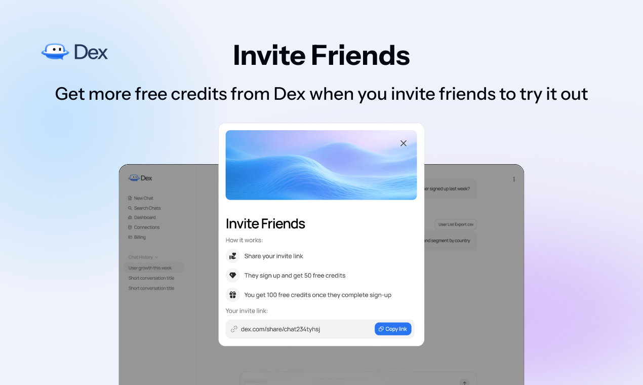 Dex - Screenshot 2 showing product features and functionality