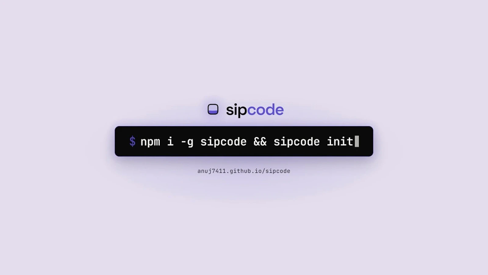 Sipcode screenshot 1 (video preview)