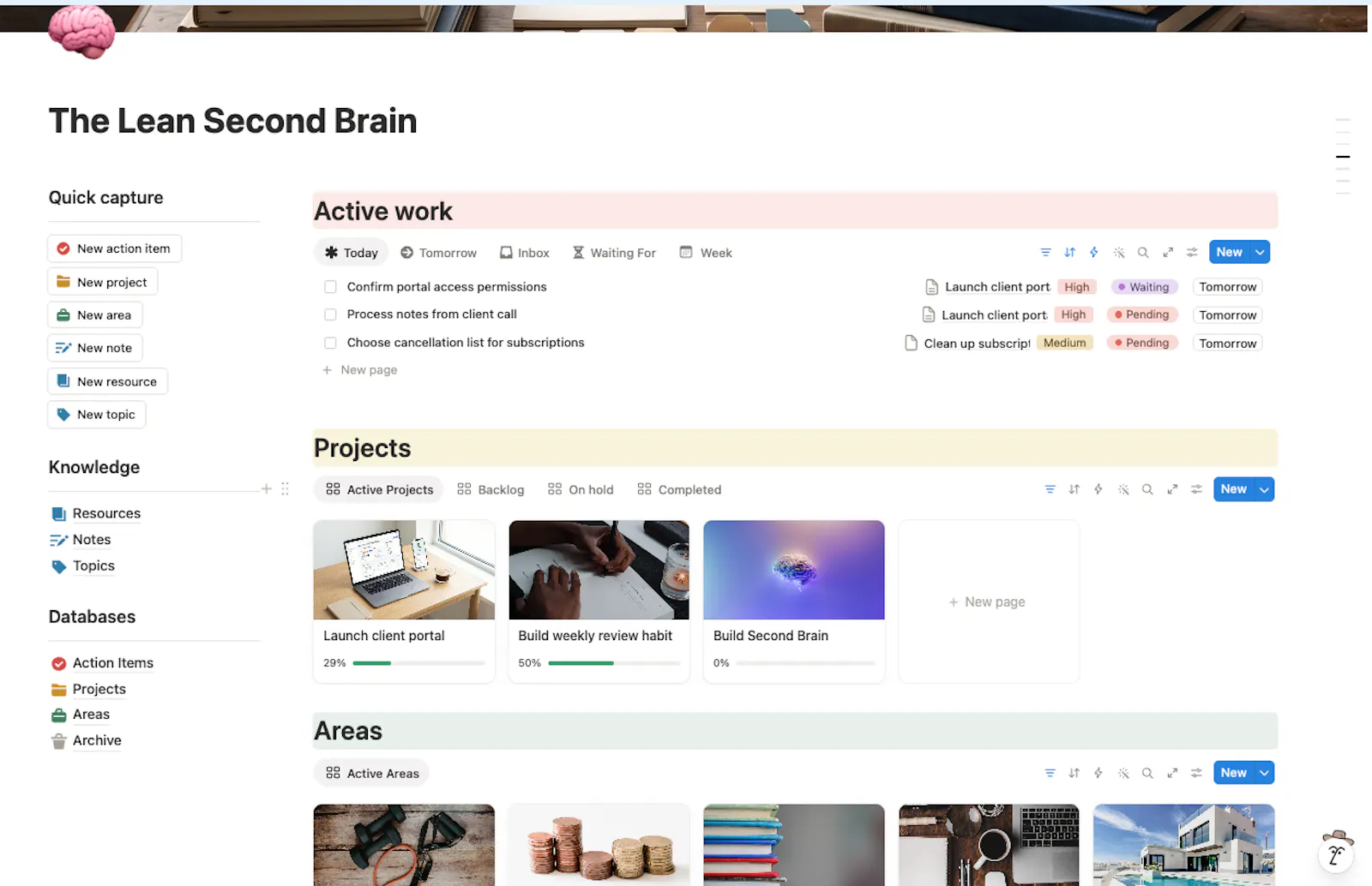 The Lean Second Brain screenshot 1