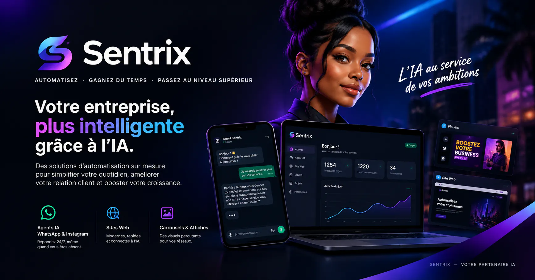 Sentrix votre agent Whatsapp gallery image