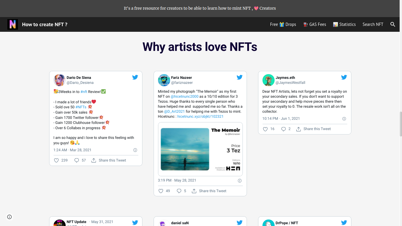 How to NFT gallery image