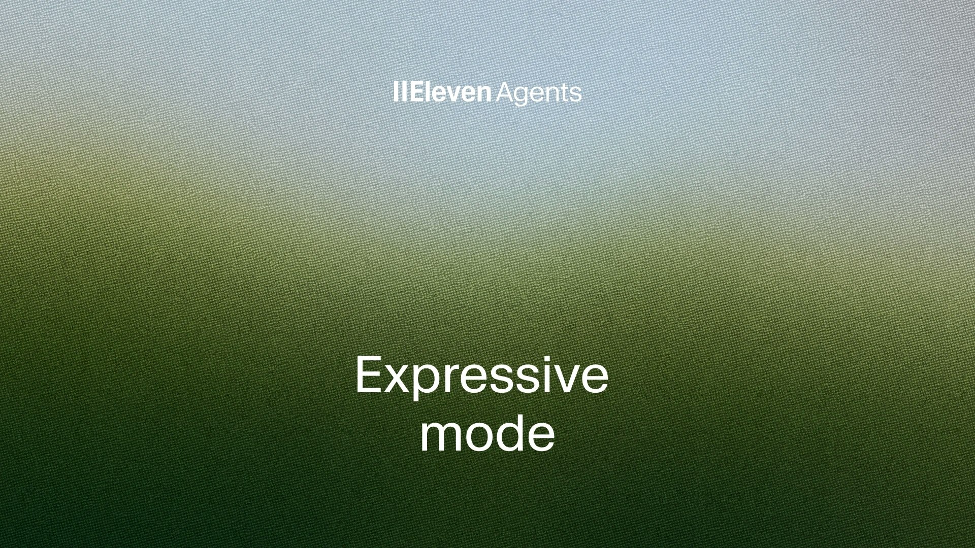 Expressive Mode for ElevenAgents - Screenshot 3 showing product features and functionality