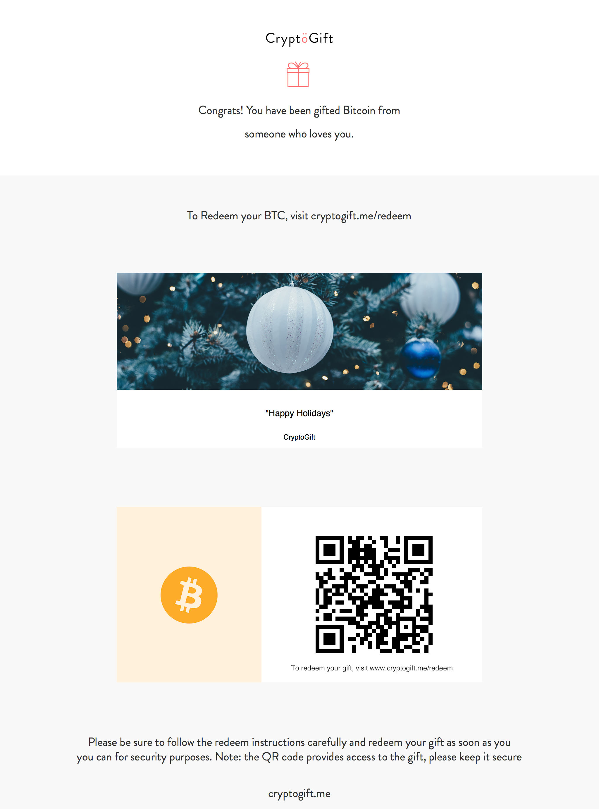 CryptoGift gallery image