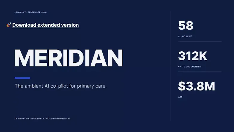 Meridian Pitch Deck gallery image