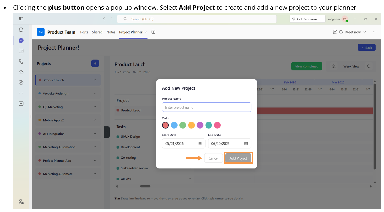 Project Planner! gallery image