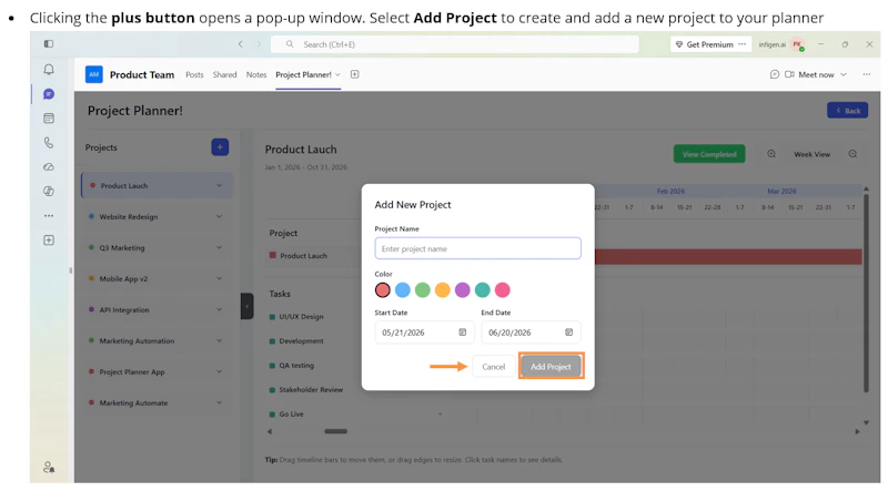 Project Planner! screenshot 3