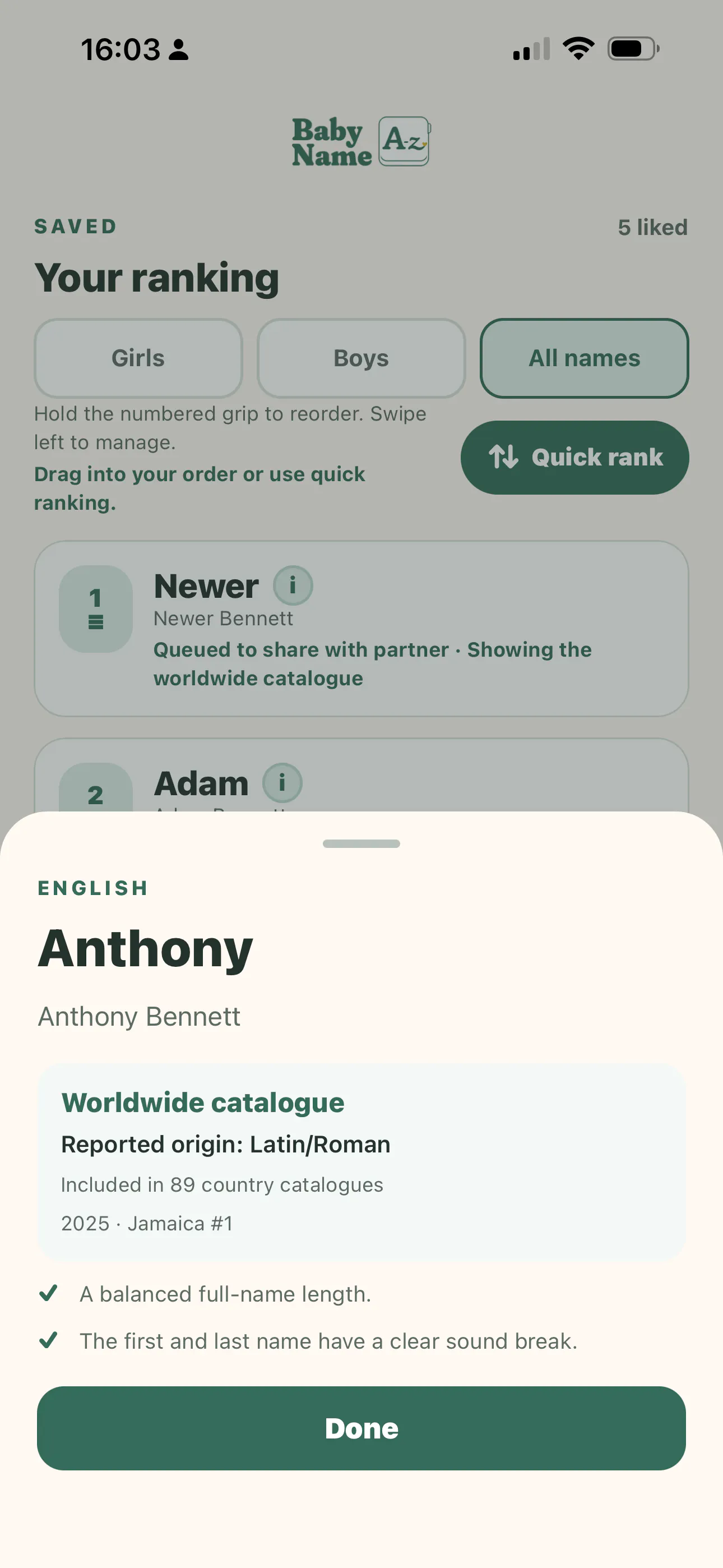 Baby Name A-Z gallery image