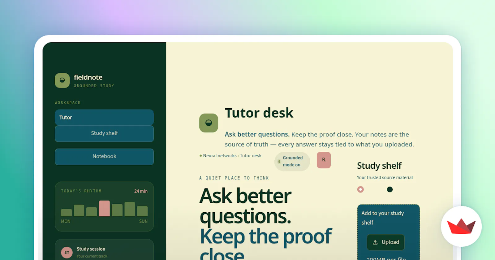 RAG-based Tutoring Chatbot  screenshot 1