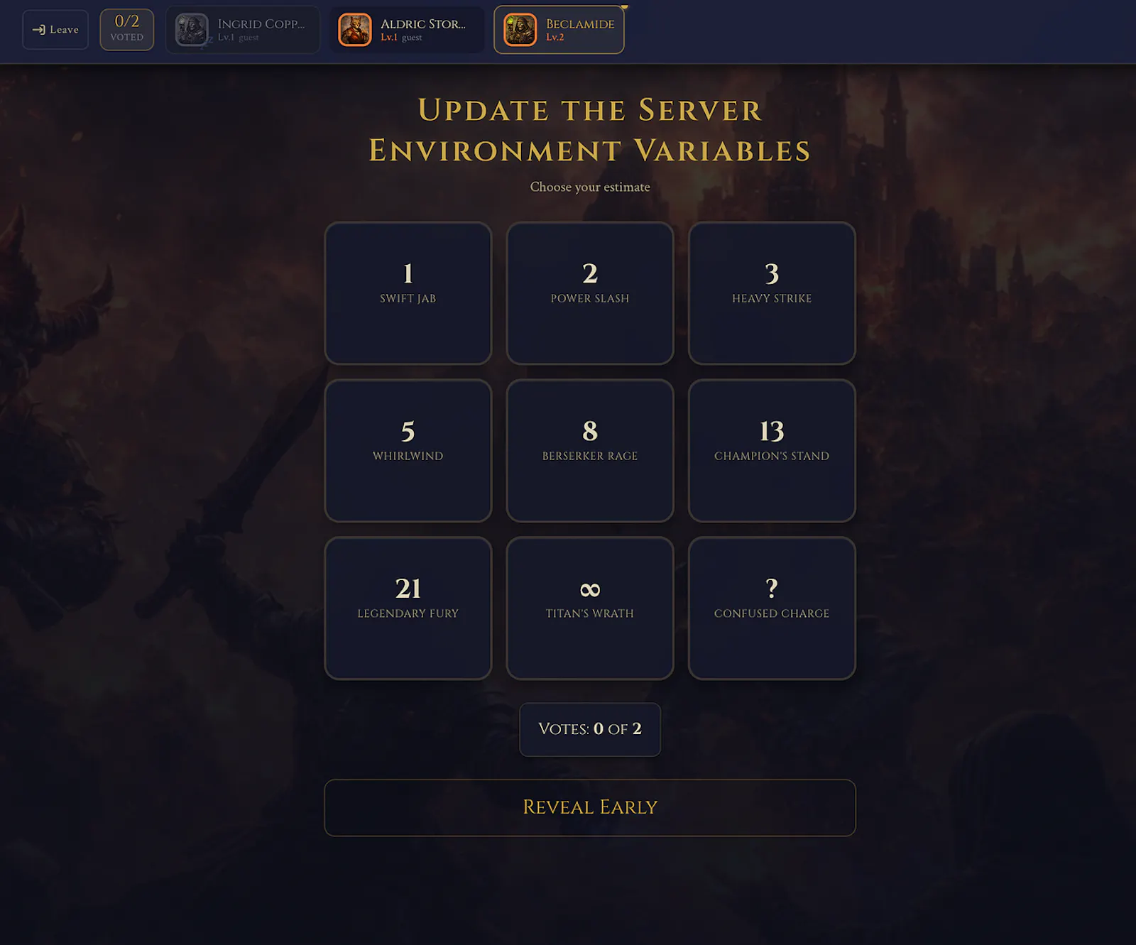 Questimate screenshot 2