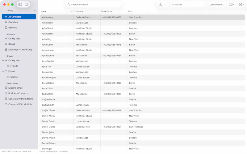 Compact Contacts screenshot 5