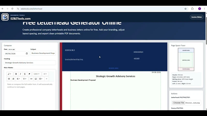 EZBZTools.com screenshot 1 (video preview)