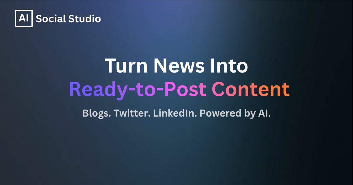 AI Social Studio gallery image