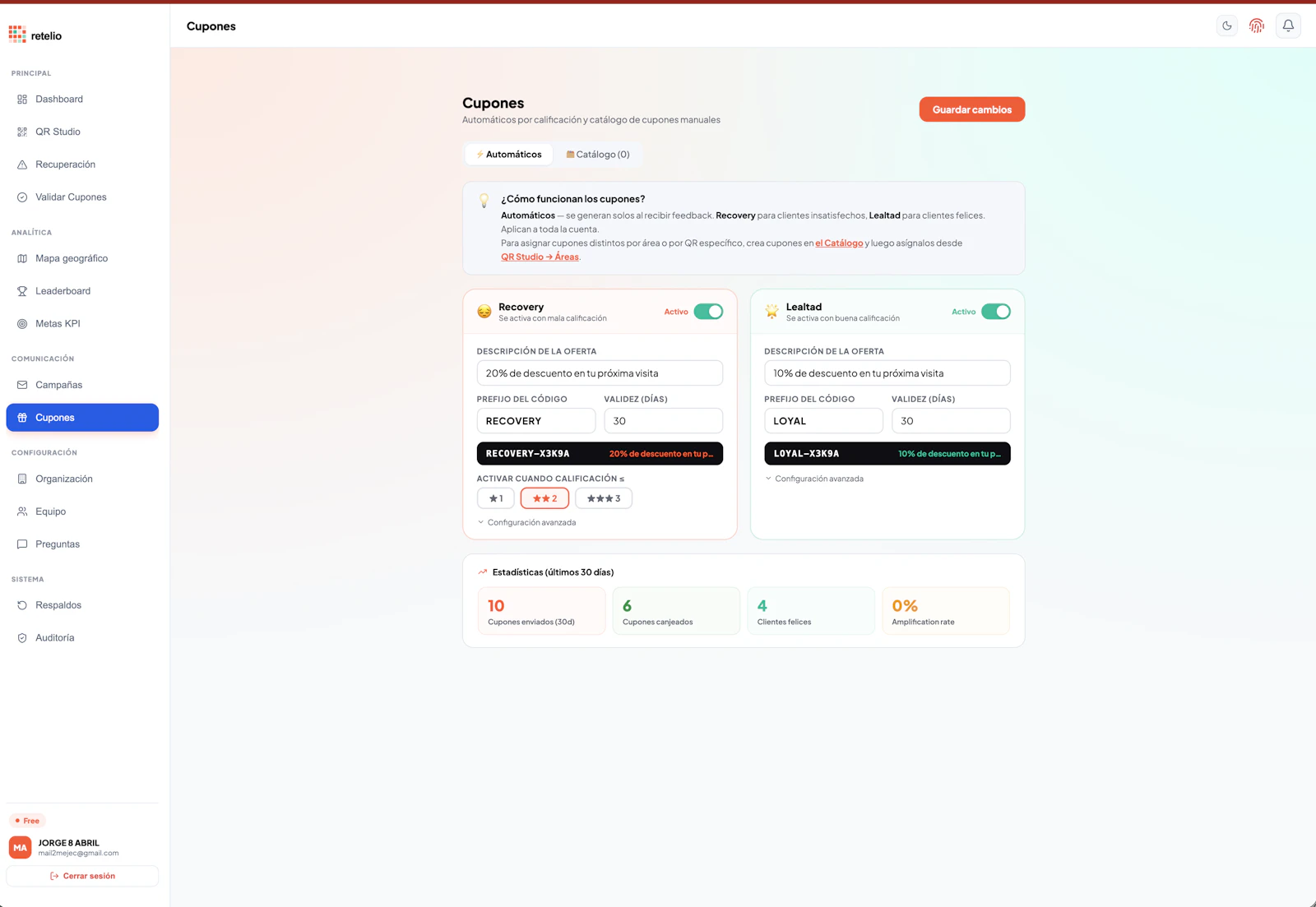 Retelio screenshot 6