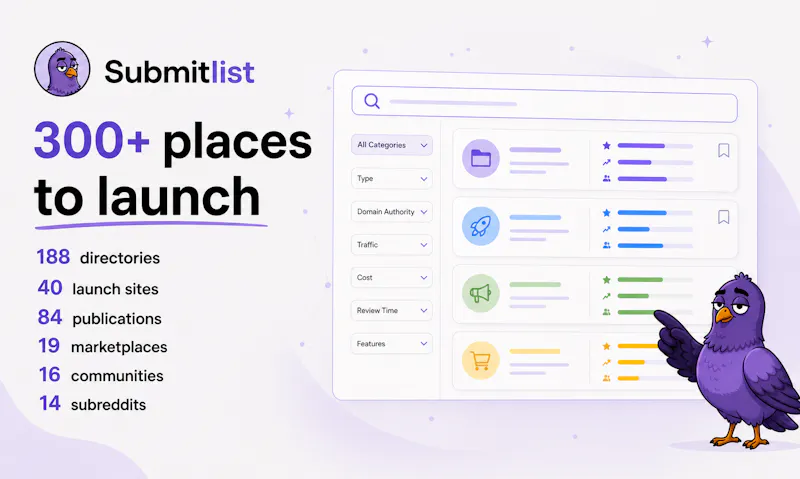 Submitlist.io screenshot 3