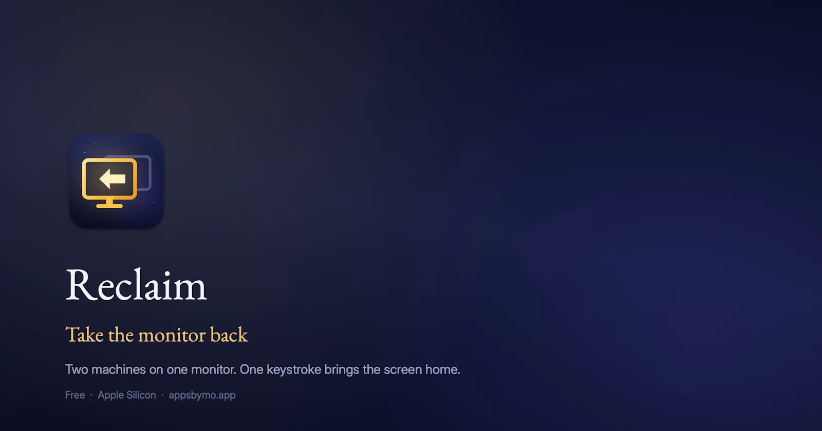 Reclaim screenshot 1