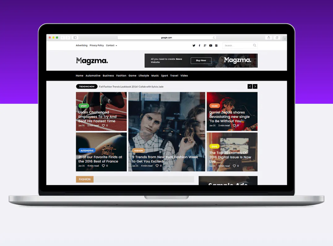 Magzma – Free WordPress Magazine Theme