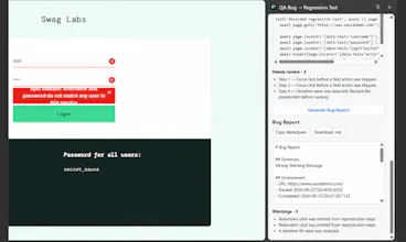 QA Bug → Regression Test gallery image
