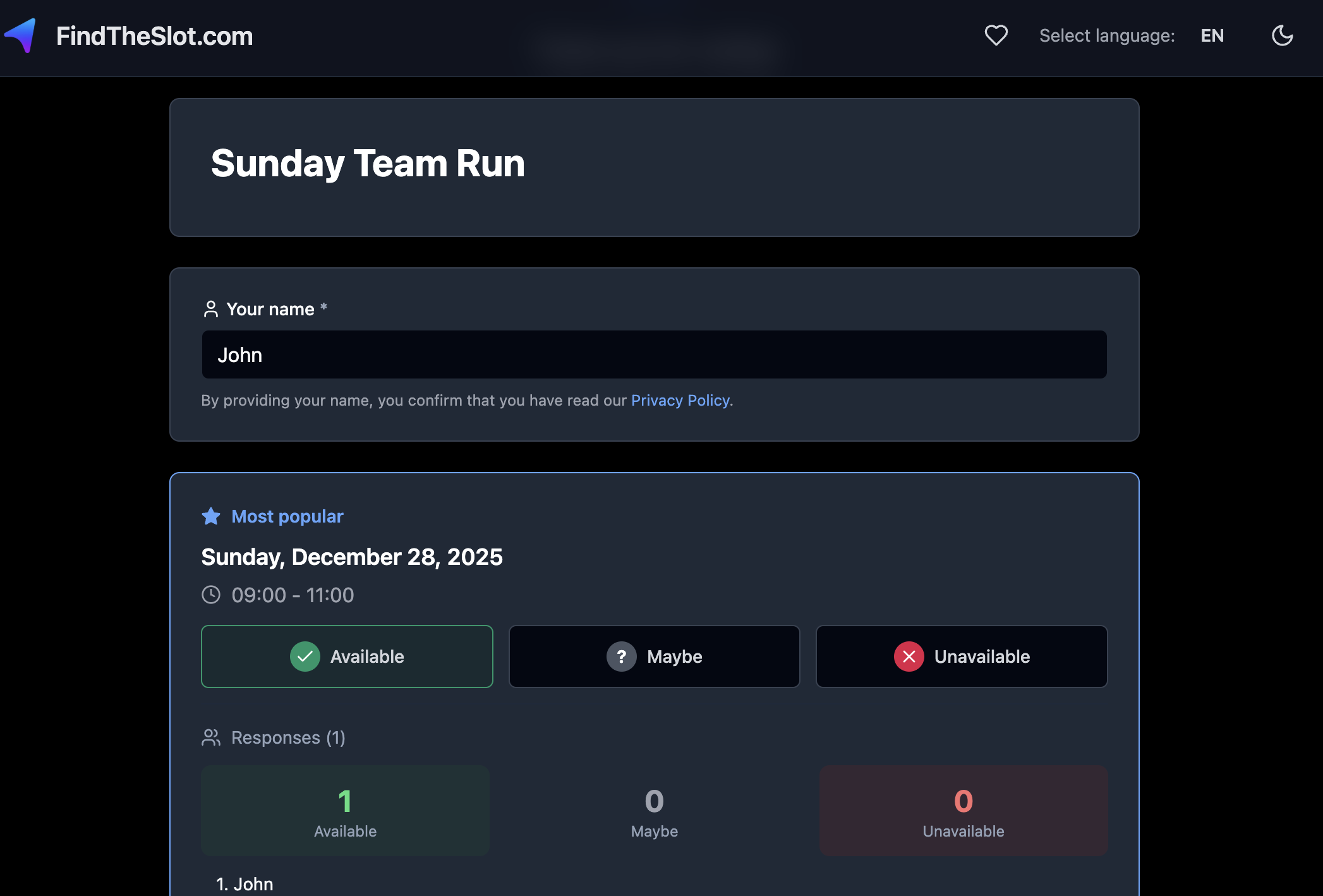 FindTheSlot.com - Screenshot 3 showing product features and functionality