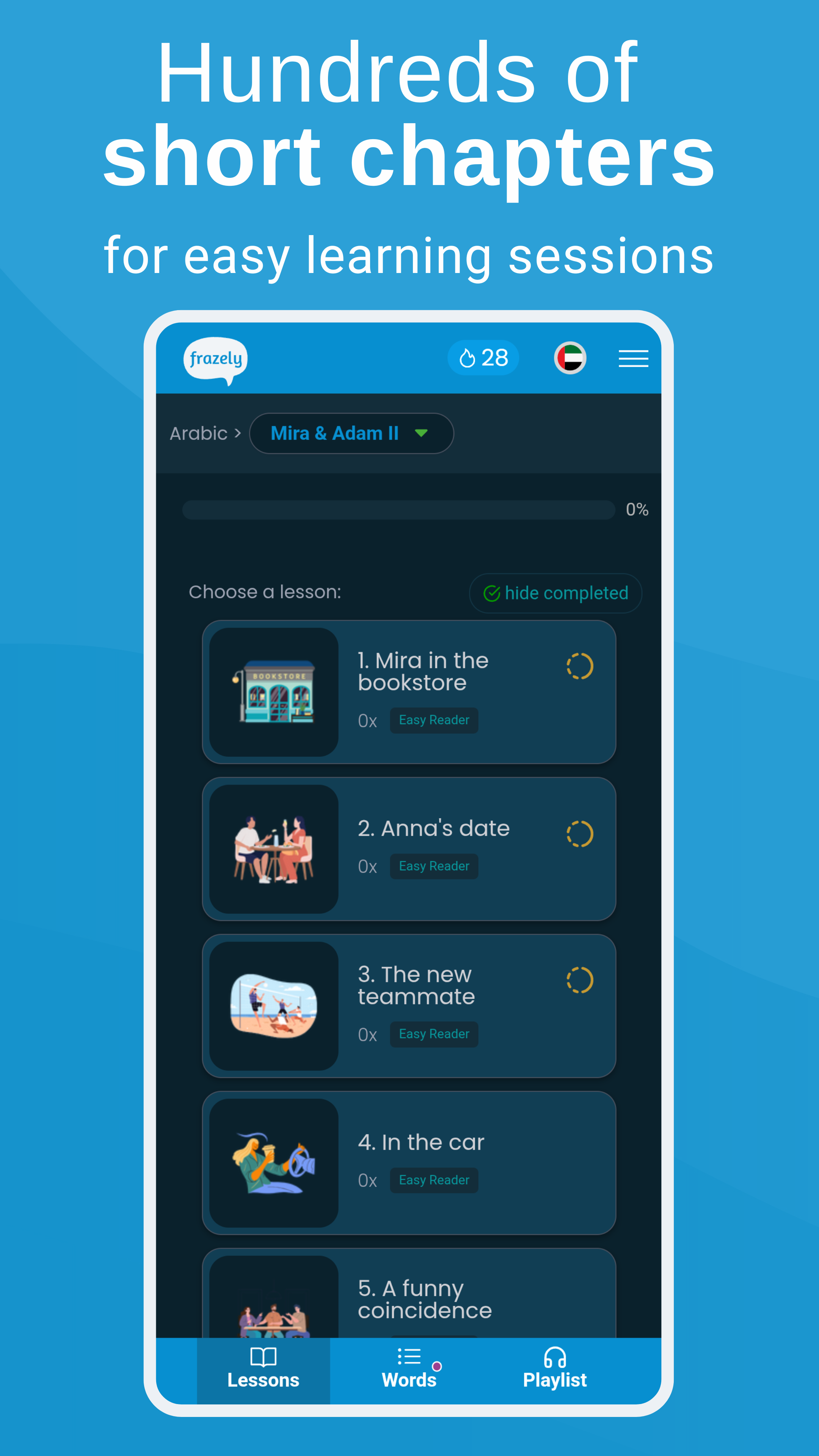 Frazely - learn languages in context - Screenshot 3 showing product features and functionality