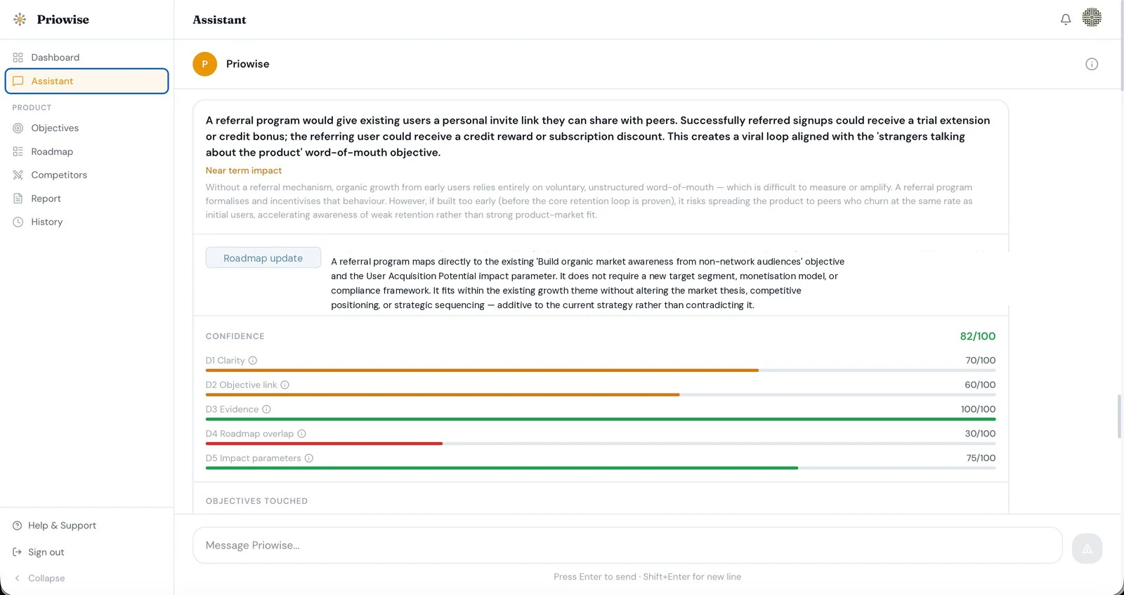 Priowise screenshot 3