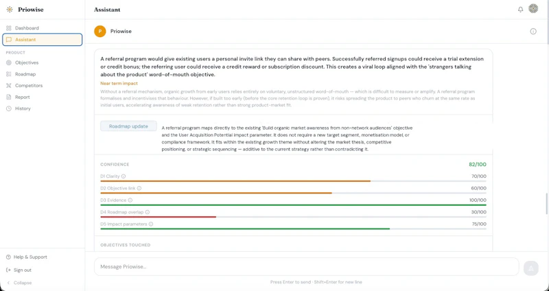 Priowise screenshot 3