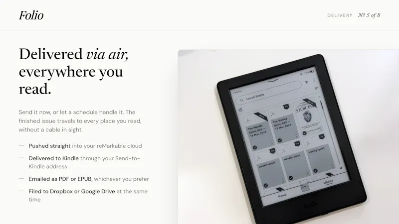 Folio screenshot 7