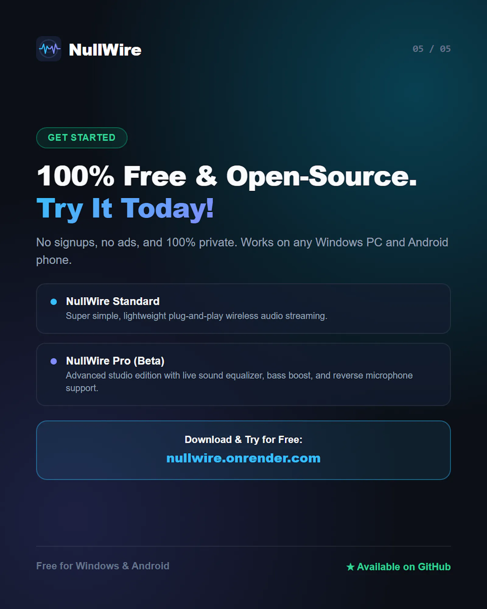 NullWire screenshot 4