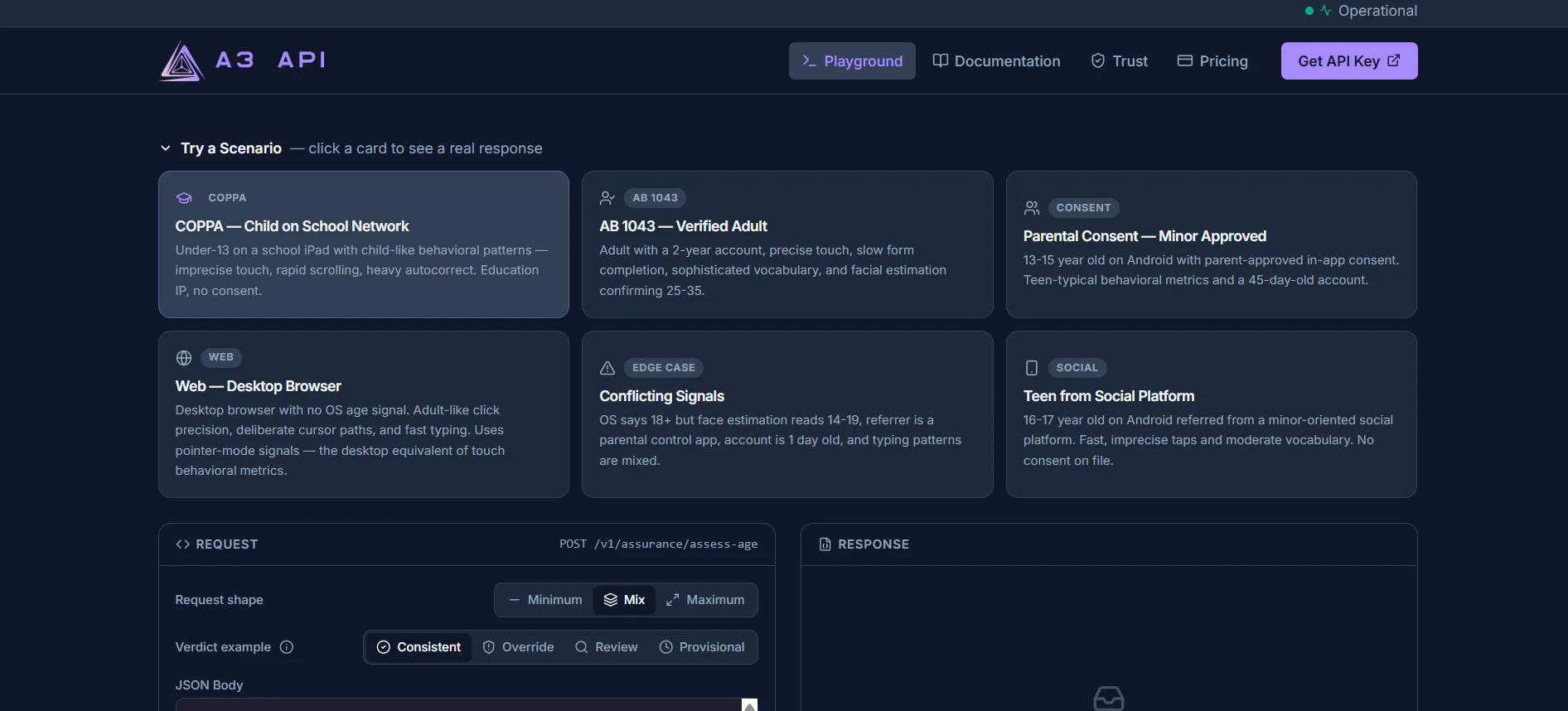 Arcadia Age API screenshot 1 Arcadia Age API screenshot 1