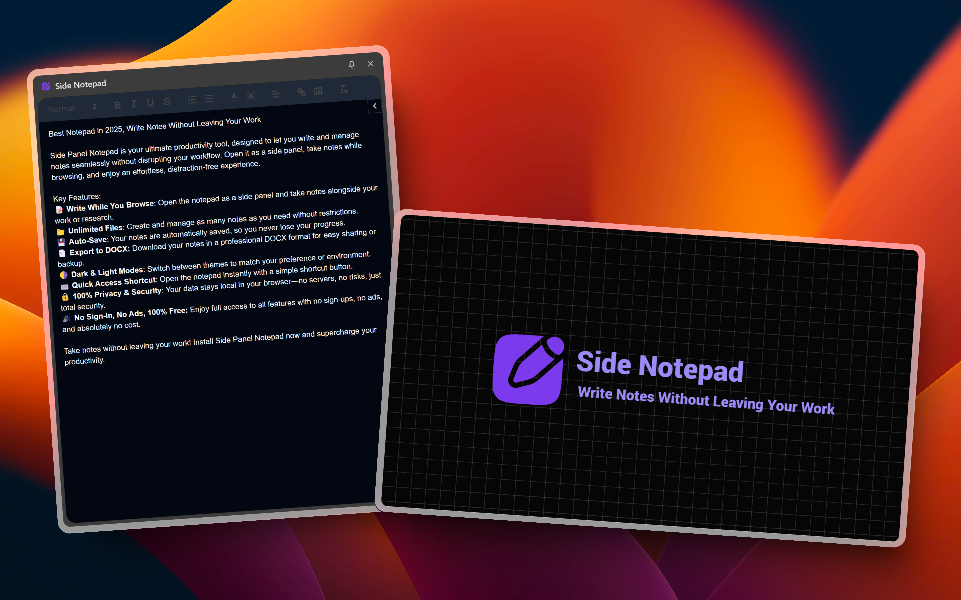 Media Notepad bên - Viết ghi chú mà không cần rời khỏi công việc của bạn 6