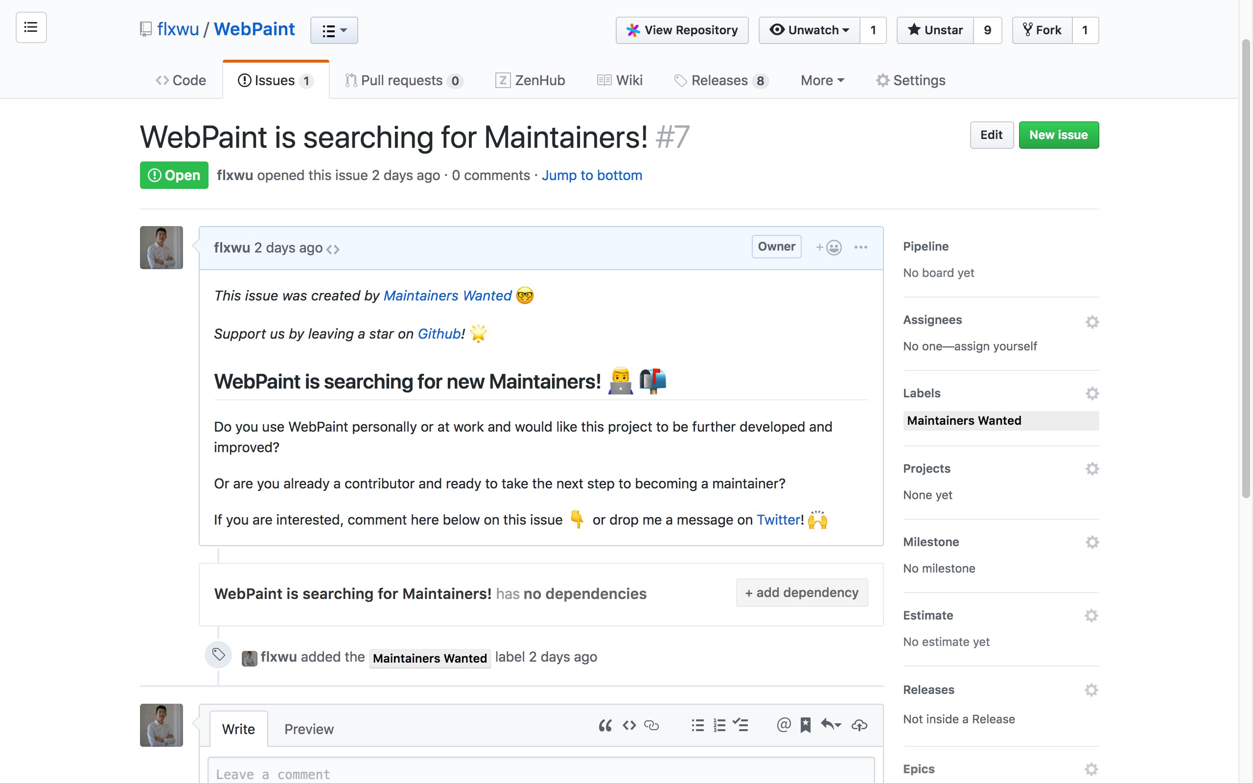 Maintainers Wanted media 1