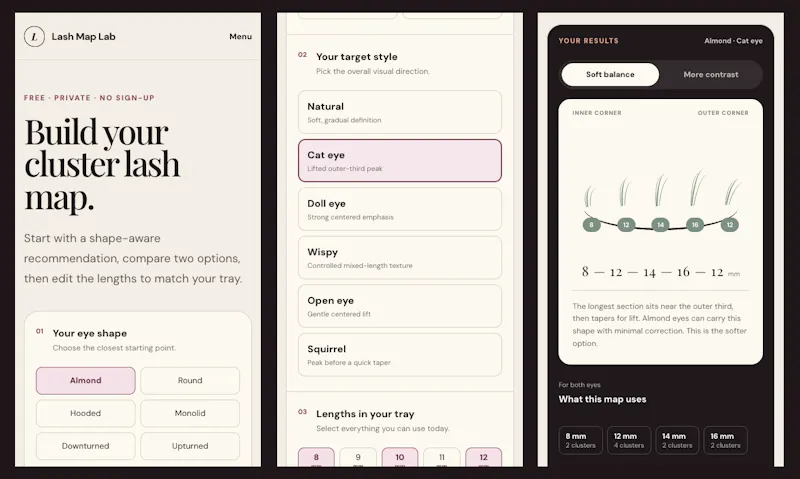 Lash Map Lab screenshot 2