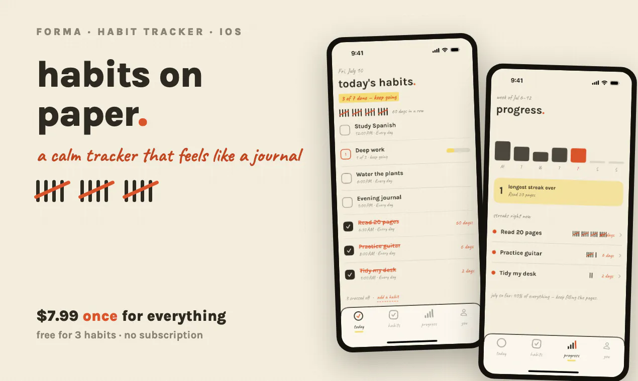 Forma: Habit Tracker gallery image