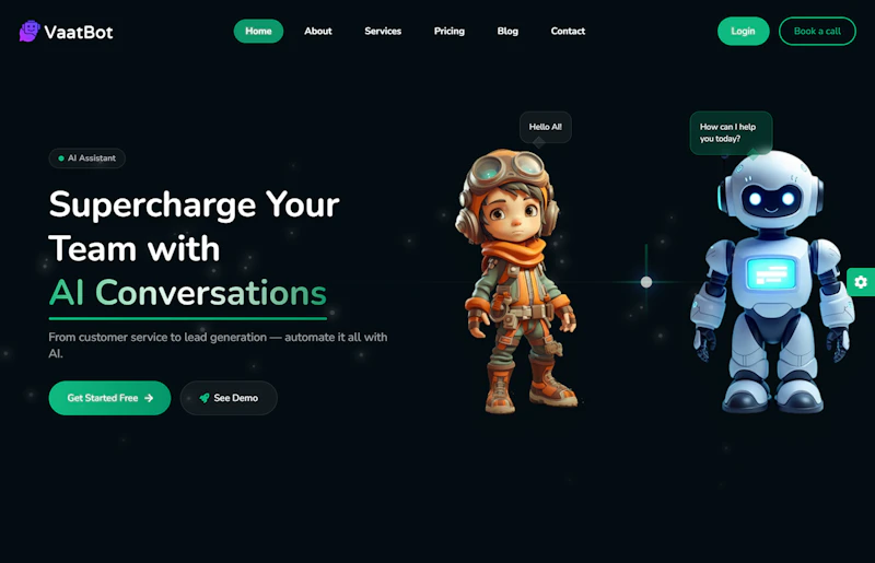 VaatBot - AI Chatbot screenshot 2