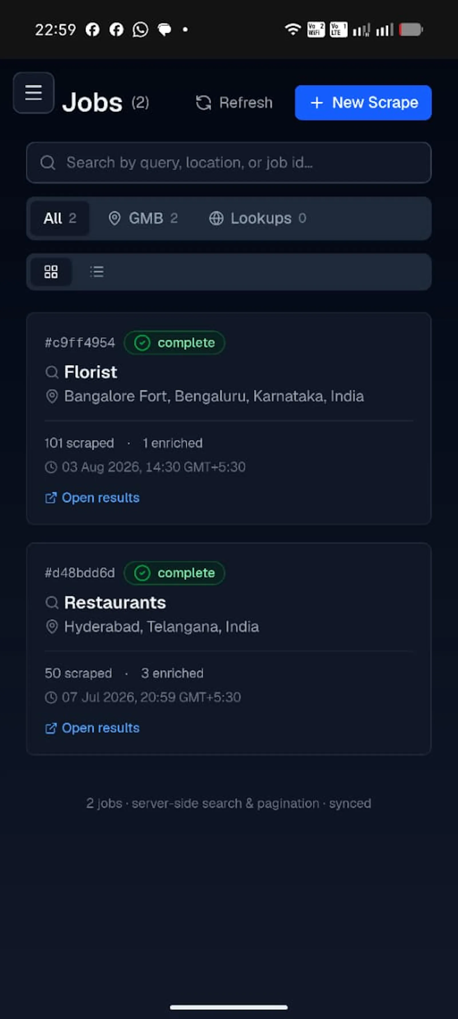 GMB Scraper screenshot 3