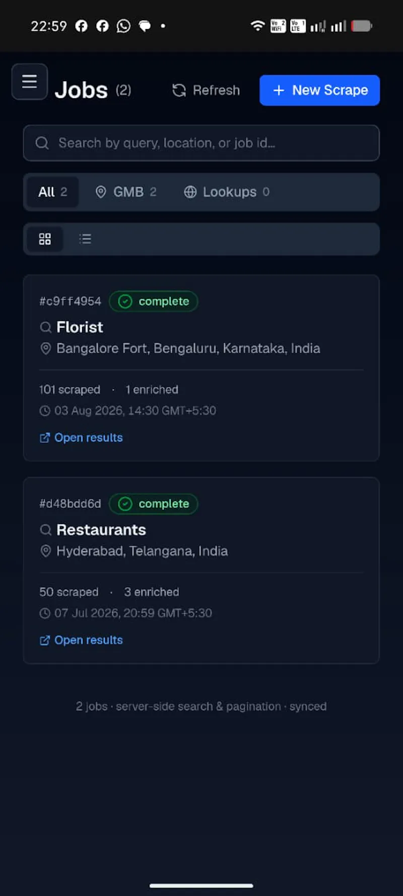 GMB Scraper screenshot 3