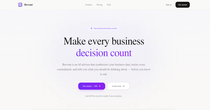 Brevant screenshot 1