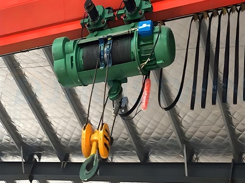 Trolley Type Electric Wire Rope Hoist - Screenshot 2 showing product features and functionality