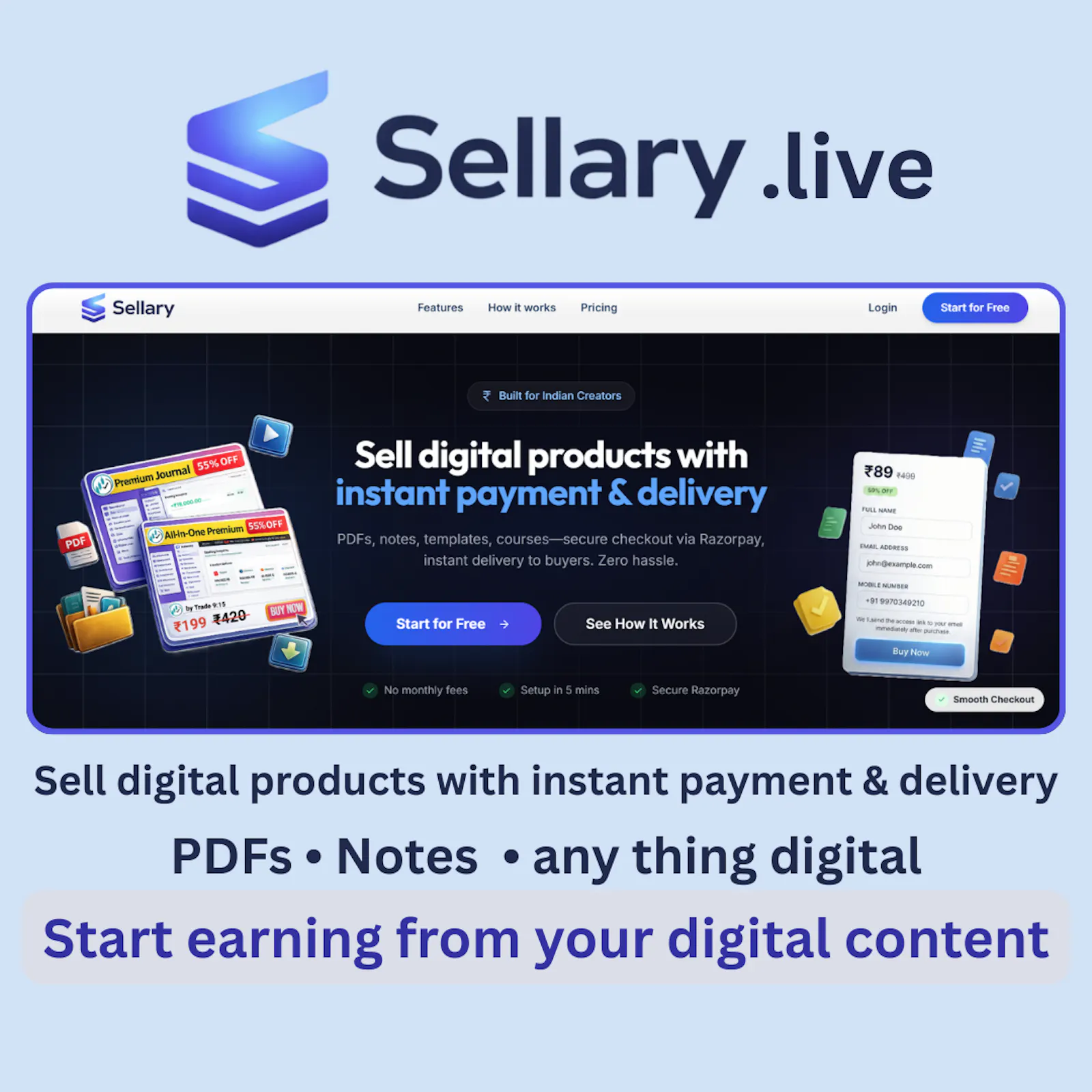 Sellary screenshot 1