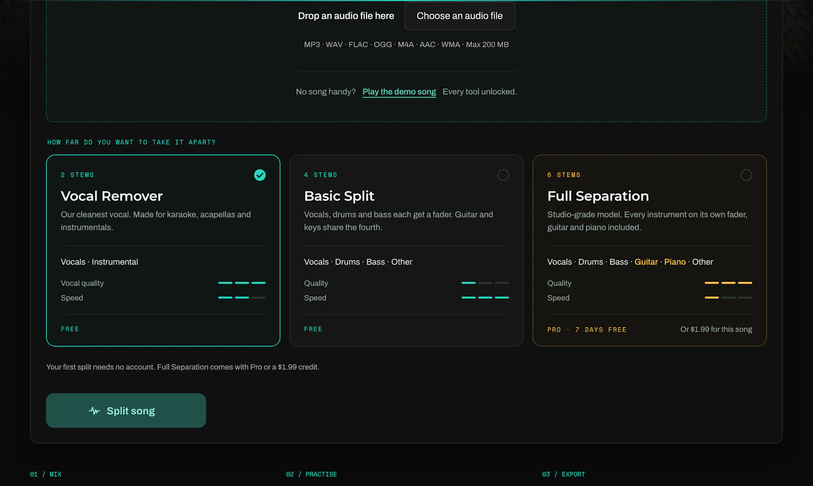 StemConsole screenshot 2