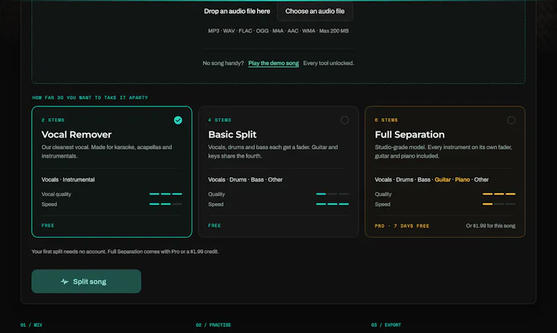 StemConsole screenshot 2