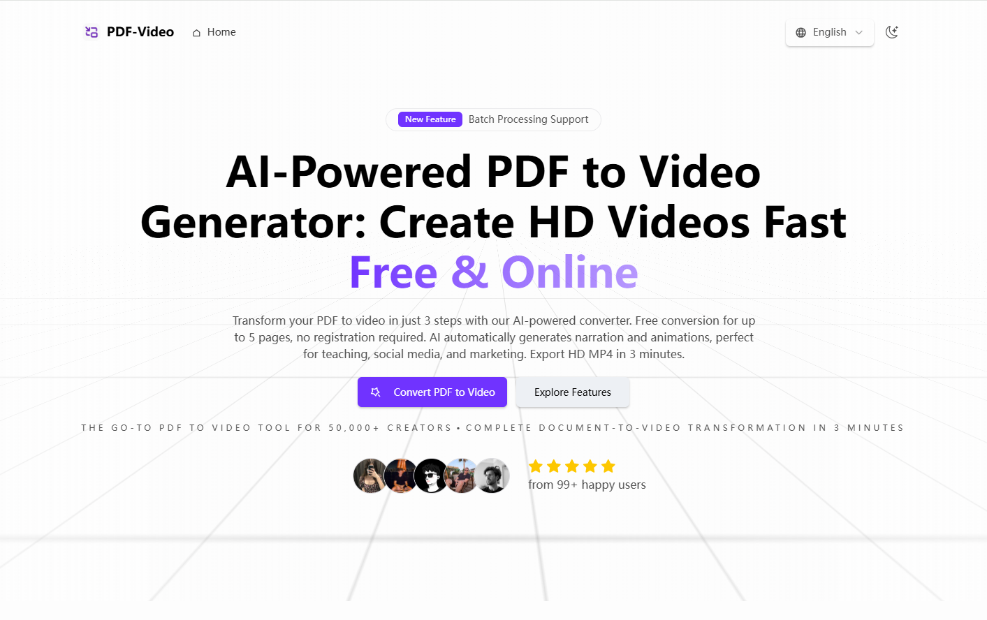 PDF to Video Free Online gallery image