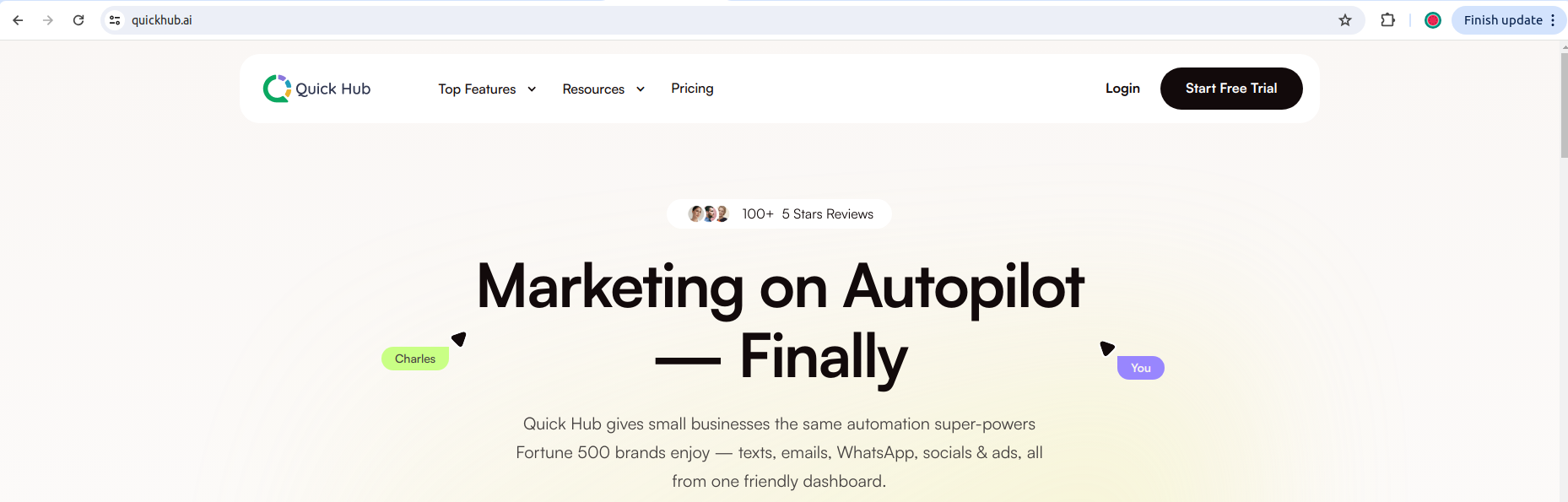 Quick Hub - Automate your marketing media 1