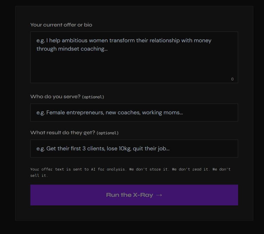 Offer X-Ray gallery image