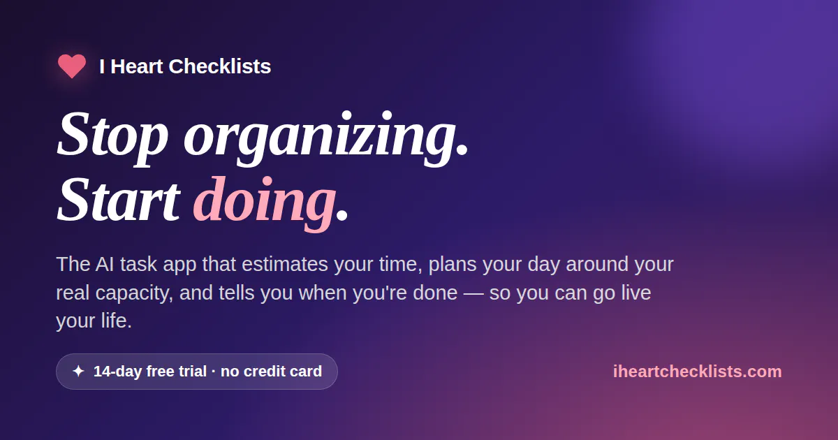 I Heart Checklists gallery image